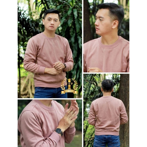 Sweater Polos Pria Basic Sweater Polos