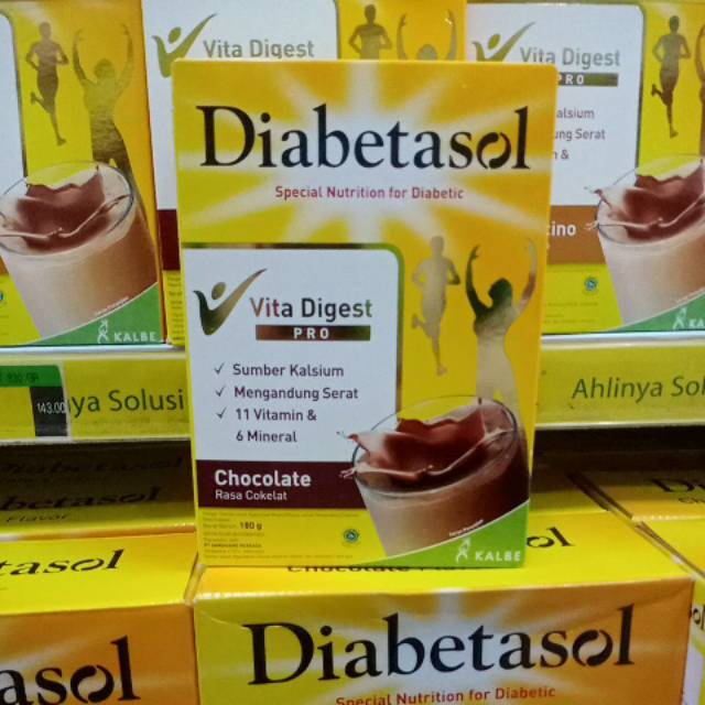 

Diabetasol milk 180gr rasa vanila,coklat, cappuccino