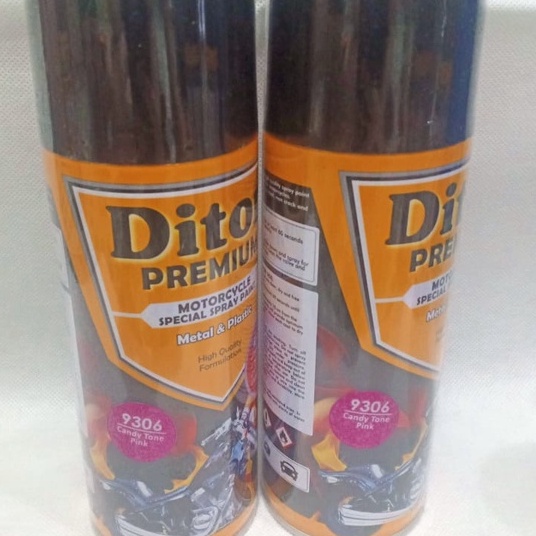 DITON Premium Pilok Pilox Cat Semprot - 9306 Candytone Pink Candy Tone Merah Muda / Transparan (400cc)