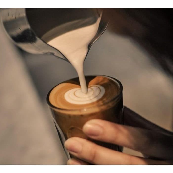 Milk Jug stainless steel 600ml Latte art jug dengan garis ukur