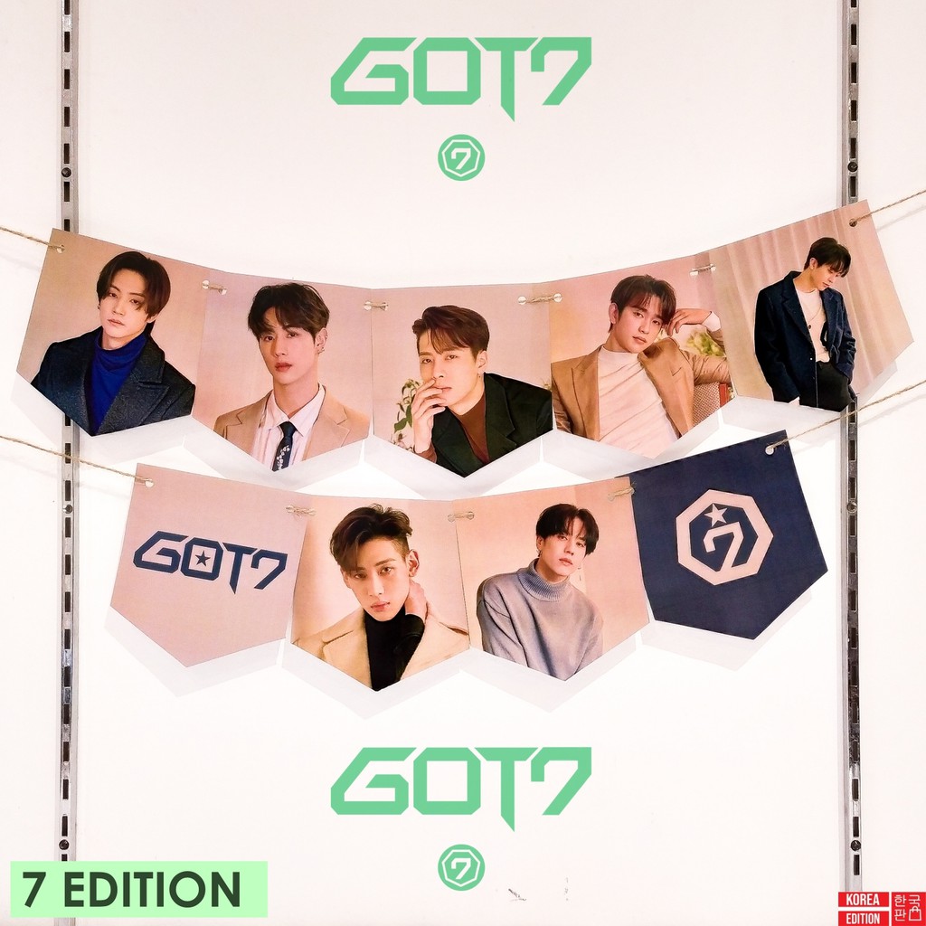 Garland GOT7 JB Jackson Jinyoung Bambam Mark KPOP Spinning Top Call My Name