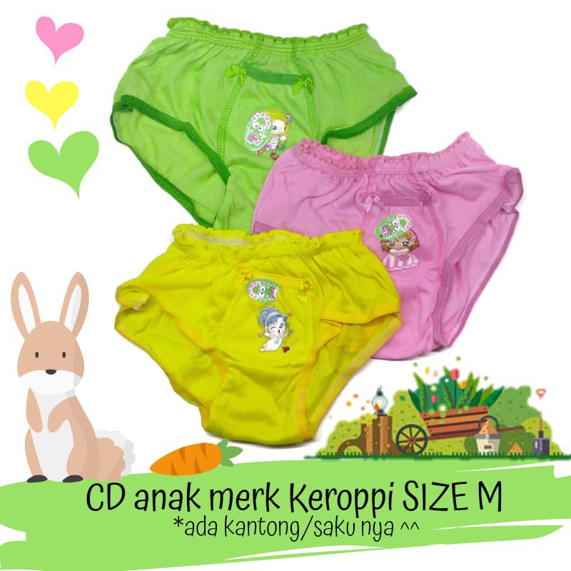 Celana Dalam Anak Keroppi Size M