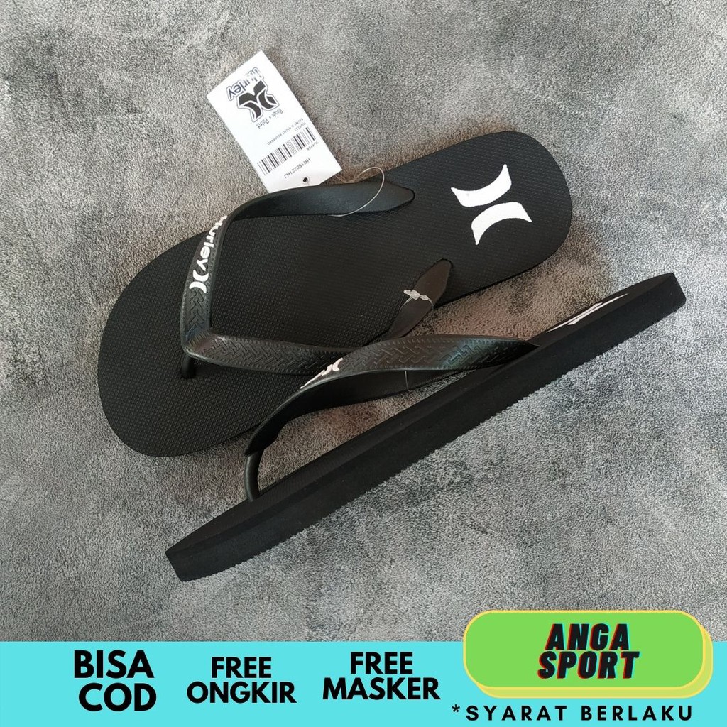 SANDAL JEPIT PRIA HURLEY / SENDAL COWOK JEPIT DISTRO KEREN / SANDAL SURFING PANTAI PREMIUM