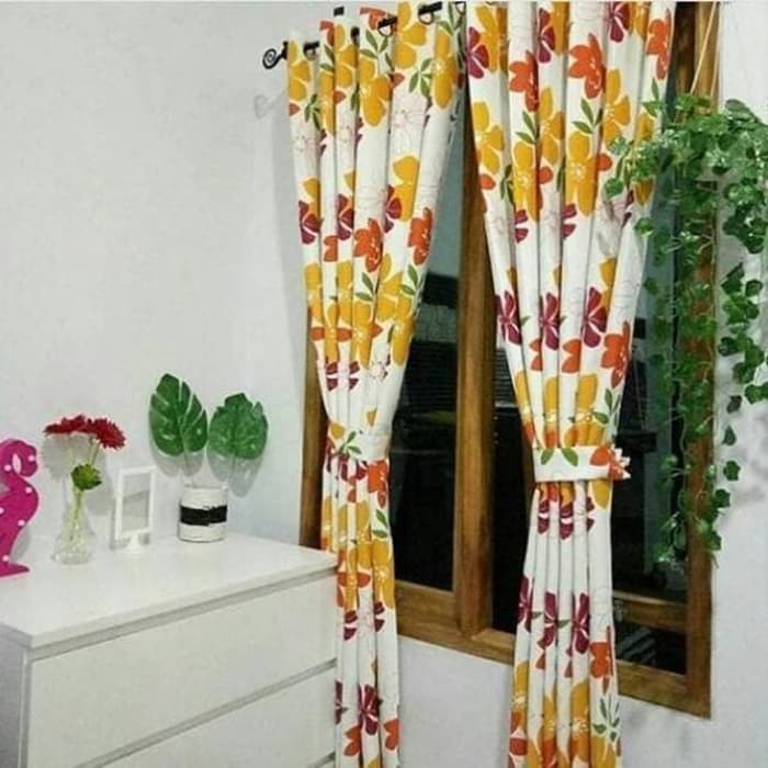 GORDEN BLACKOUT BUNGA / GORDEN MOTIF BUNGA / GORDEN MOTIF CANTIK MURAH - PT1838