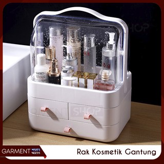 Rak Kosmetik Kotak Make Up Box Storage Organizer Penutup Rak Kosmetik Kotak Make Up Box Storage Organizer Penutup