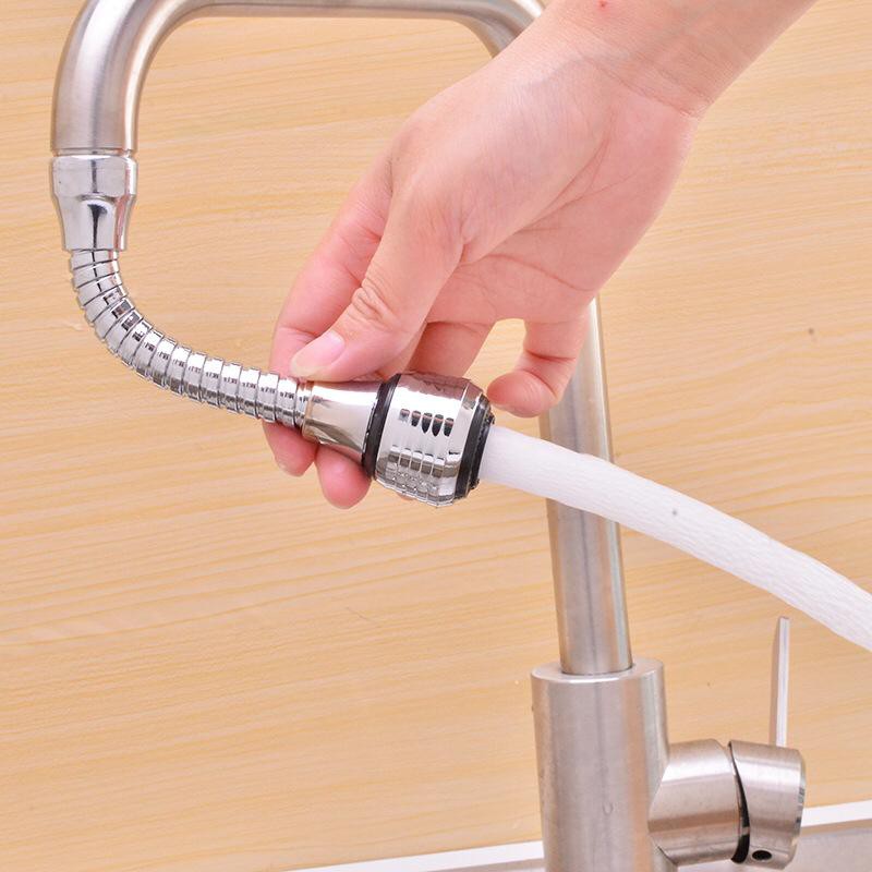 INDOMINI R137 SAMBUNGAN KRAN FLEXIBLE IRIT ANTI AIR SPLASH SHOWER-HEAD SARING TURBO FAUCET ROTASI