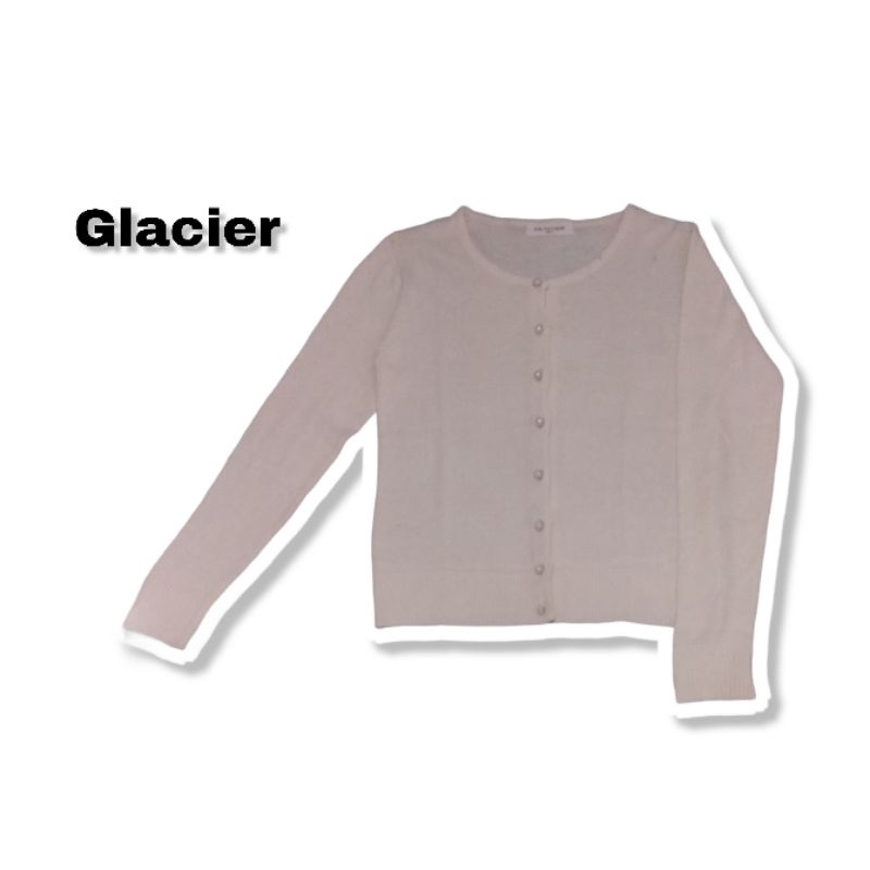 CARDIGAN BRANDED GLACIER