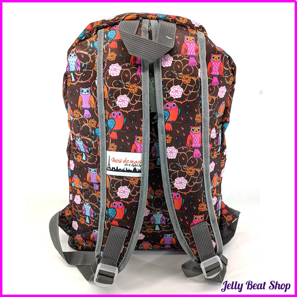 TAS RANSEL IMPORT MOTIF OWL