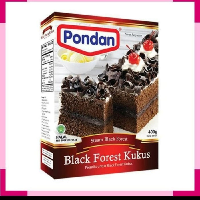 Pondan Black Forest Kukus 400gr
