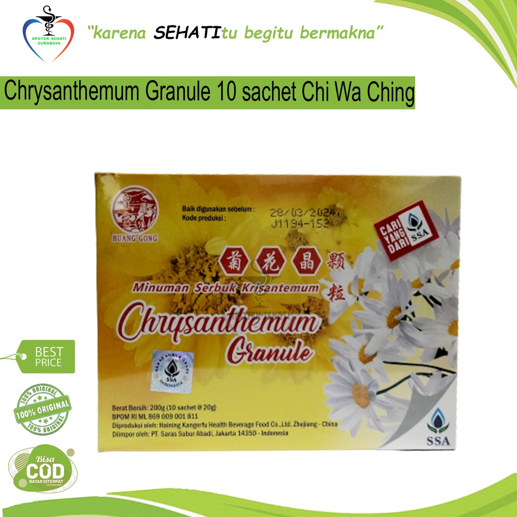 Chi Wa Ching Tea Chrysanthemum Pereda Panas Dalam Chrisantemum Teh Bunga Krisan