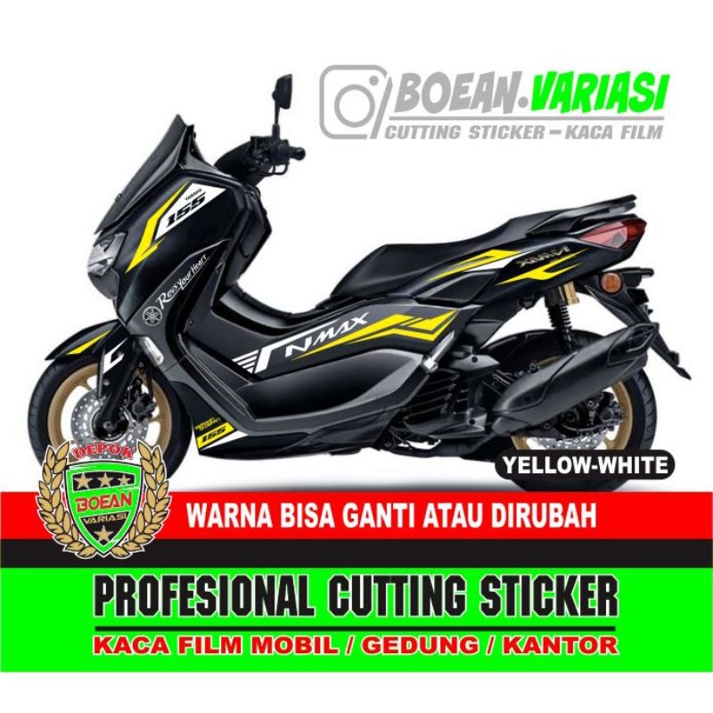 Cutting Sticker yamaha Nmax 155 striping nmax 155