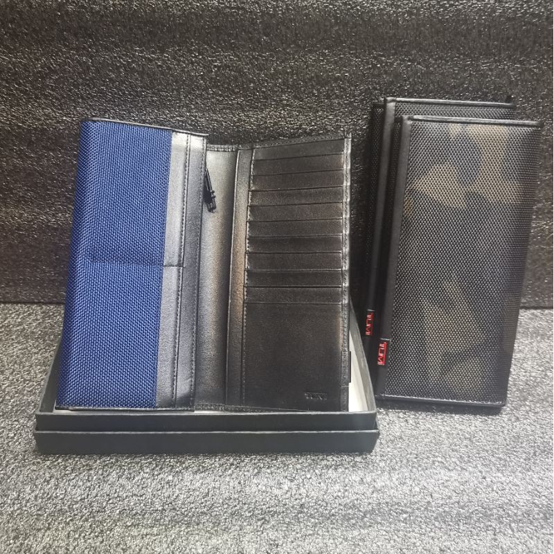 dompet pria tumi dompet cowok wallet premium dompet panjang