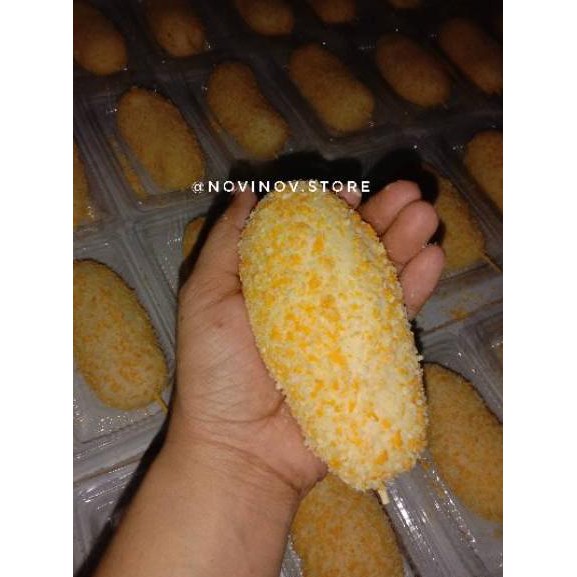 GROSIR CORNDOG MOZARELLA UKURAN BIG (min pembelian 2pcs) korean food/makanan Korea/Frozen food/Moren
