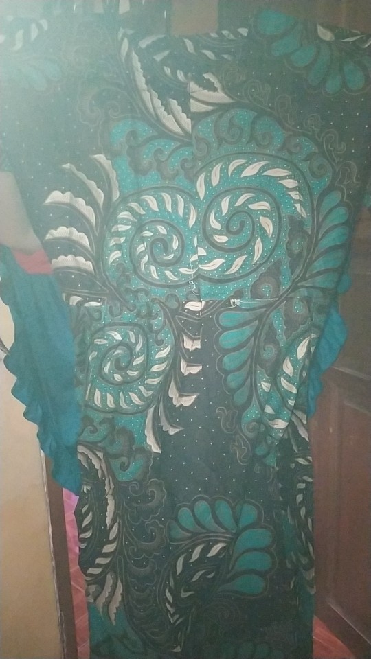 Ms Gamis Batik Sriwedari Maxi Bumil/busui Katun Sogan Allsize & Jumbo