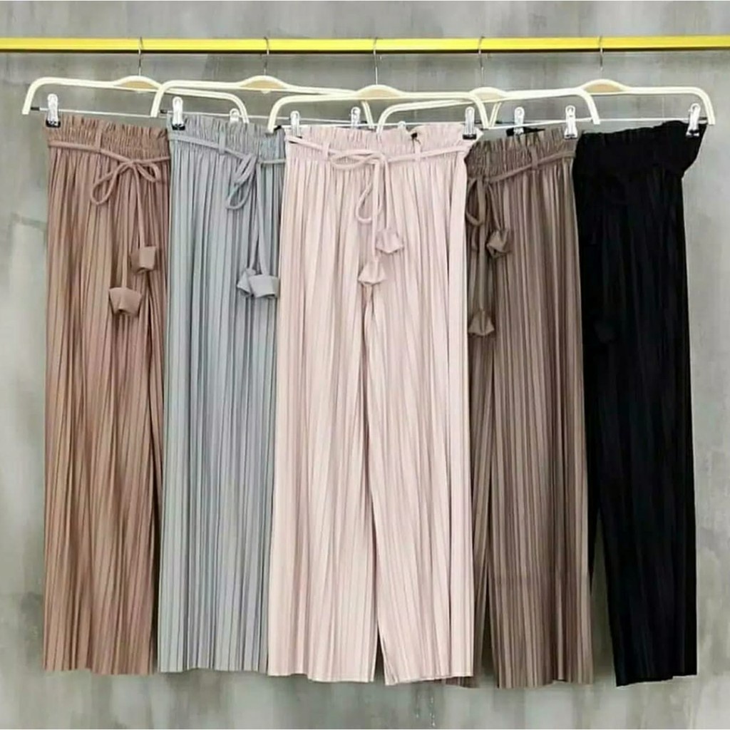 KULOT PLISKET TALI LONCENG TERBARU KULOT PLISKET WANITA KULOT PLISKET PREMIUM KULOT PLISKET WANITA J