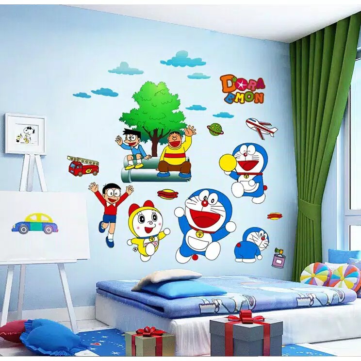 30+ Trend Terbaru Stiker Tembok Doraemon