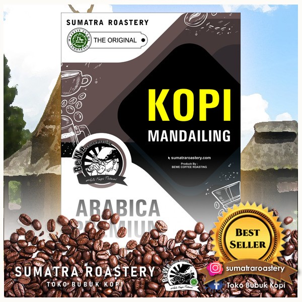 

ARABICA PREMIUM MANDAILING 250 GRAM | SUMATRA ROASTERY