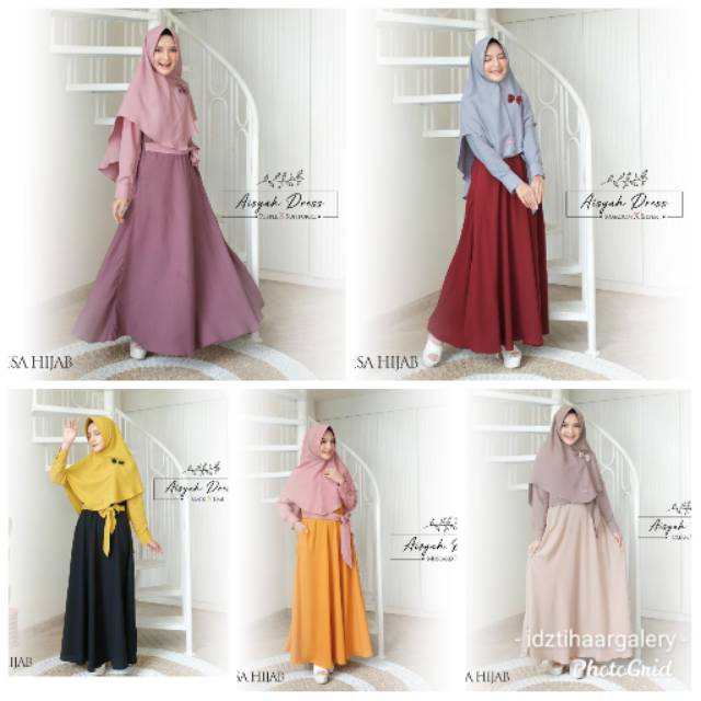 AISYAH DRESS ORIGINAL ISA HIJAB