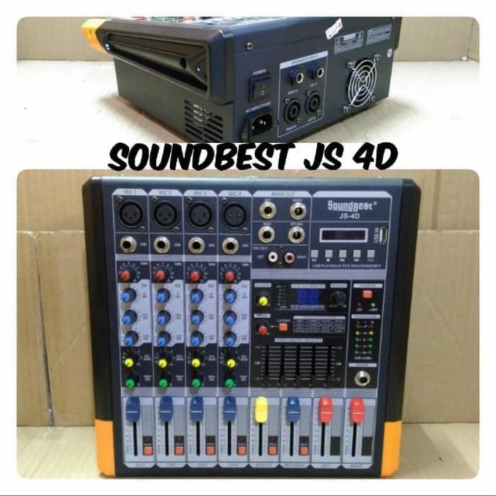 SOUNDBEST JS 4D POWER MIXER 4 CHANNEL