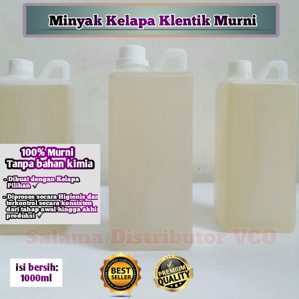 

Minyak Kelapa Asli 1000ml Murni 100% / Klentik / Keletik / Kelentik / Lentik