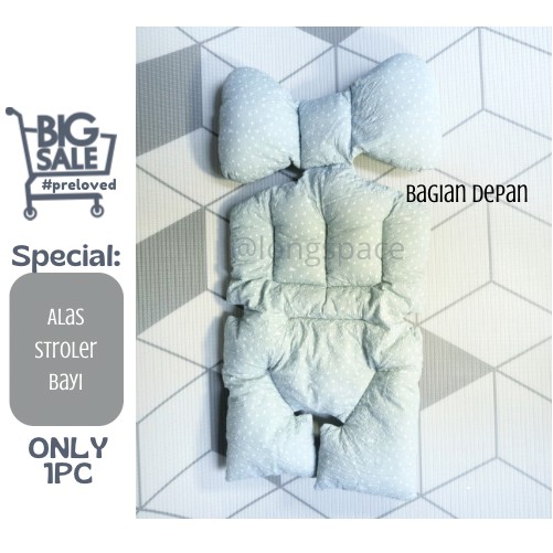 DR.BEBE STROLLER PAD / ALAS STROLLER BAYI GREEN MOUNTAIN (PRELOVED)