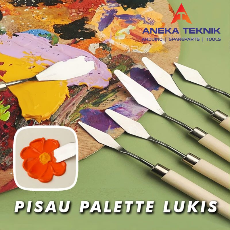 

Pisau Palet / Pallete Lukis - Scraper Spatula Dekorasi Kue