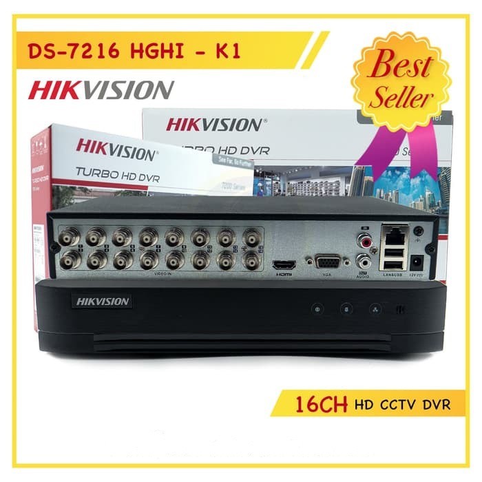 DVR Hikvision 2MP 16 Channel DS-7216HGHI-M1