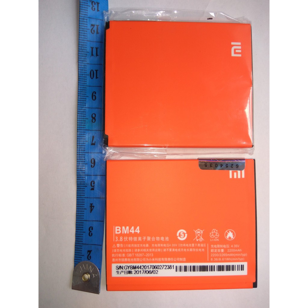 ORIGINAL 100 % batery baterai batere battery XIAOMI Redmi 2 BM44 GARANSI