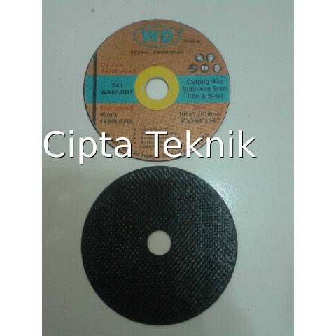 Batu Gerinda Potong WD 4 inchi tebal 1,2mm Mata Gerinda 4inch 1,2 mm