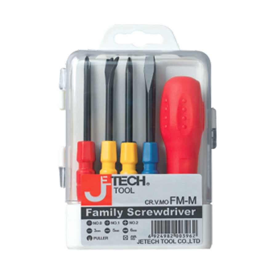 FAMILY SCREWDRIVER SET JETECH  M 8PCS FM-M