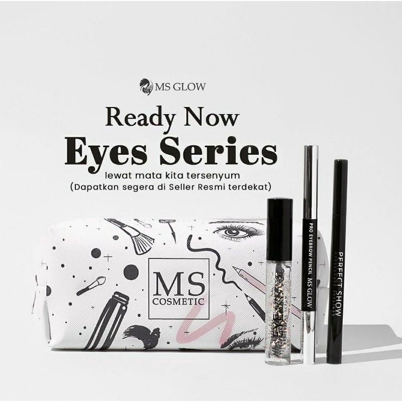 EYE SERIES MS GLOW EYELINER MS GLOW EYE BROW MS GLOW