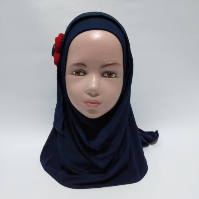 JILBAB ANAK Cantik / Comel / Warna Navy