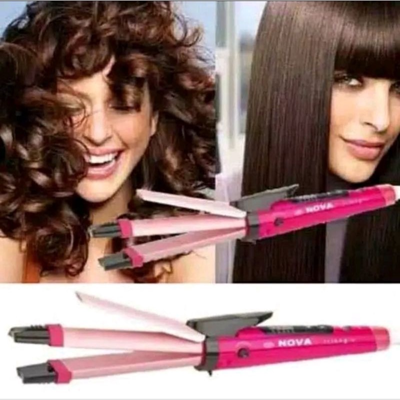 Catok nova 2in1 big/Lurus dan curly
