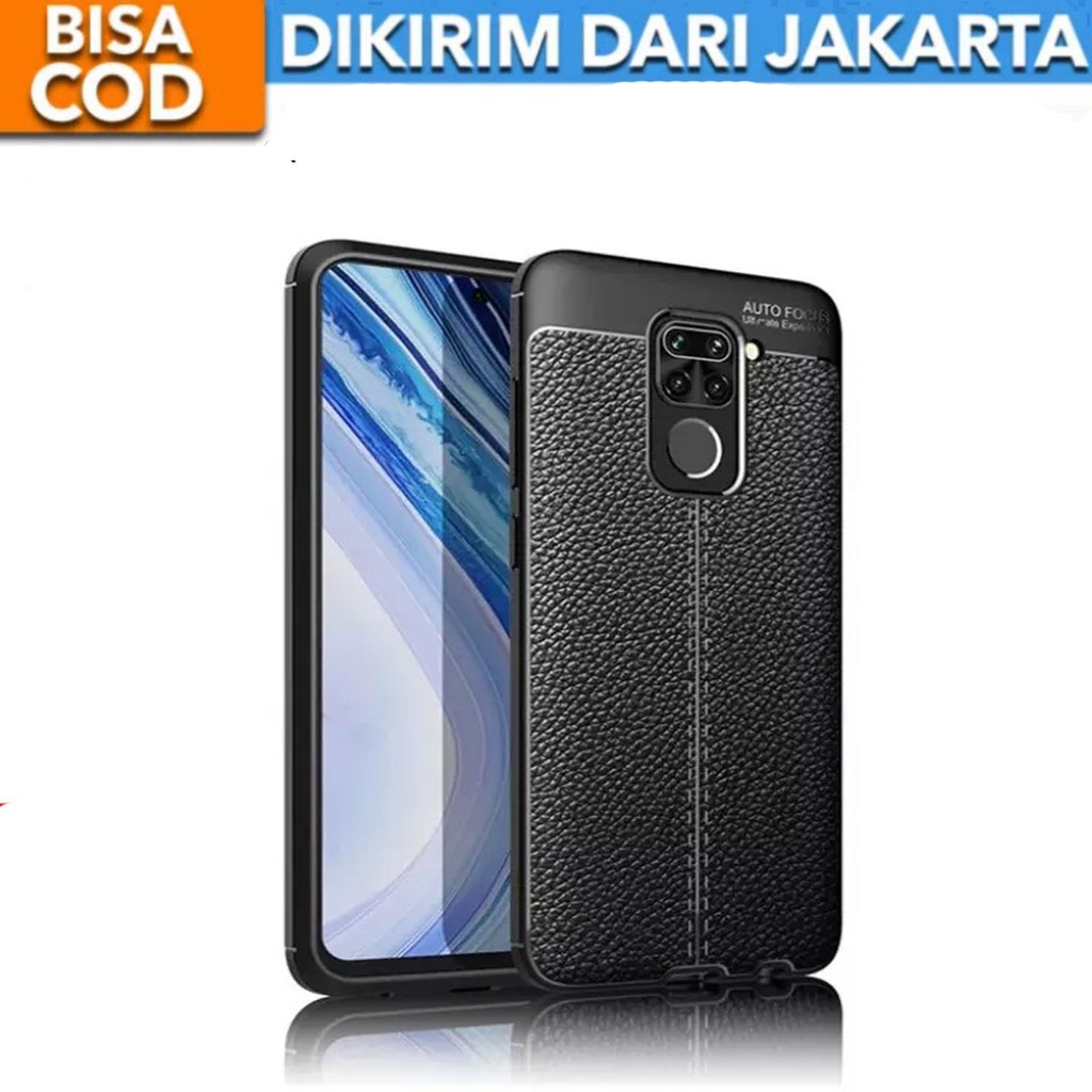 Case Auto Focus Xiaomi Redmi Note 9 Leather Experience SoftCase Slim Ultimate / Casing Kulit