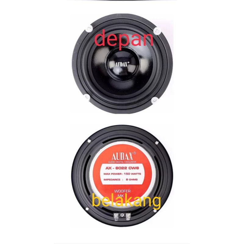 Speaker Audax woofer 6inci AX 6022 150watt