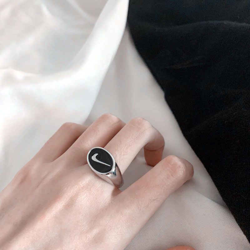 Cincin Nike / Cincin Fashion Nike Oval / Cincin Nike Oval / Cincin Nike Pria Wanita Adjustable / Cin
