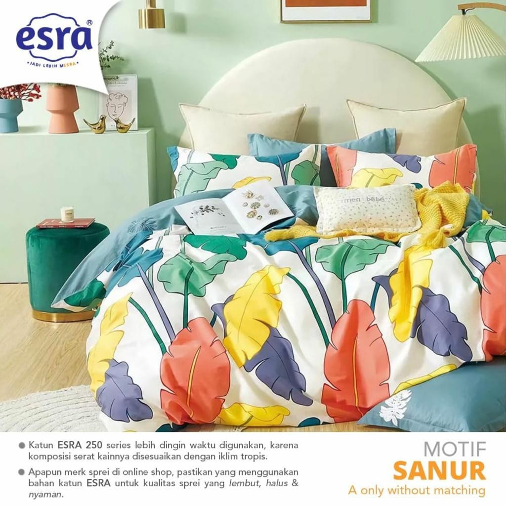 Sprei Katun Esra Motif Sanur Ukurn 90-199