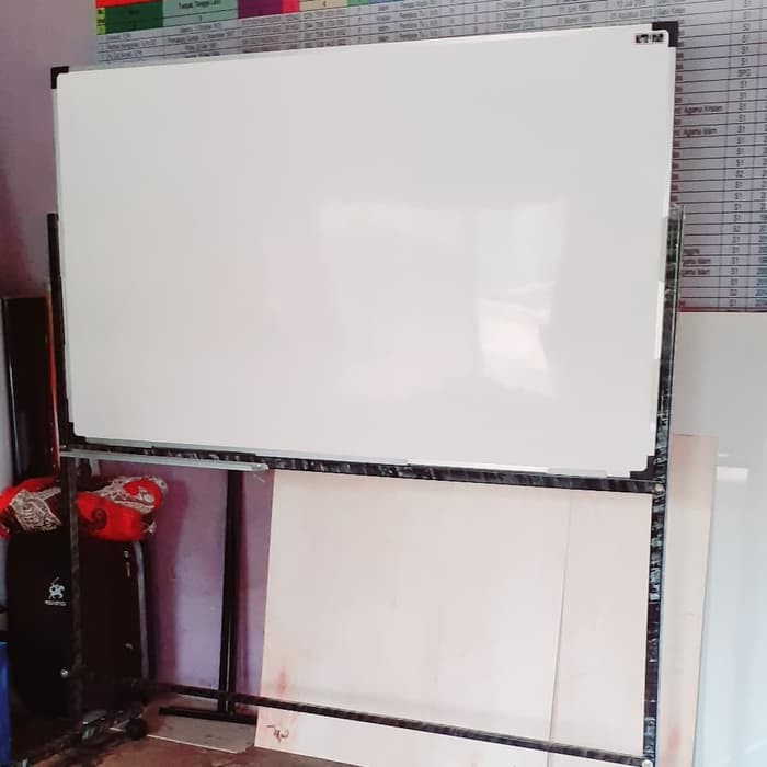 

Whiteboard Standing 90 × 150 Cm Double Face Non Magnetik
