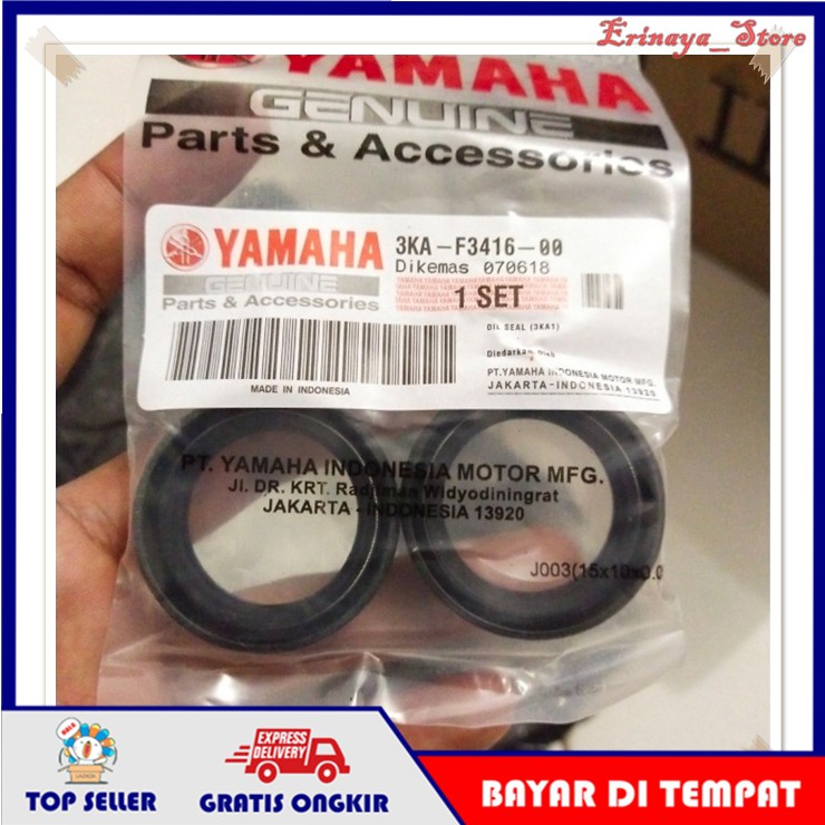 Sil Seal Shock Shok Depan Motor Yamaha RX-King RxKing Rx King Jupiter Z 3KA ORI ORIGINAL YGP Spare P