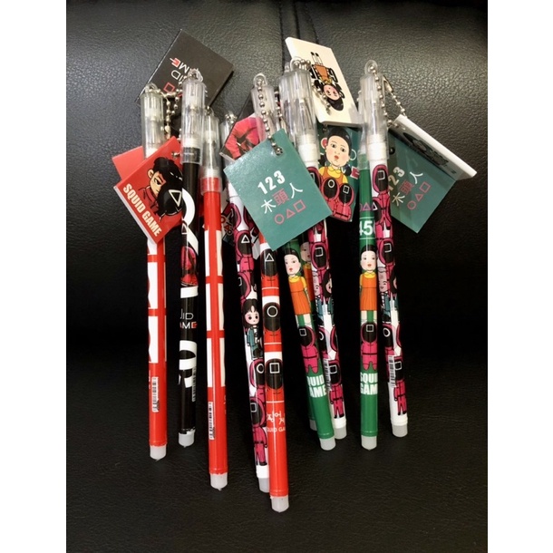 

Pen gel / gelpen squid game gantungan buku (satuan)