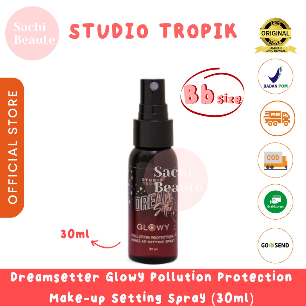 Studio Tropik Bb Size DreamSetter Glowy Pollution Protection Make-up Setting Spray