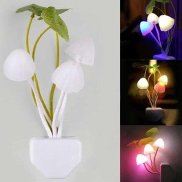 Lampu Tidur Jamur LED - Lampu Tidur Mini - Lamp Aksesoris - Dekorasi Kamar Tidur