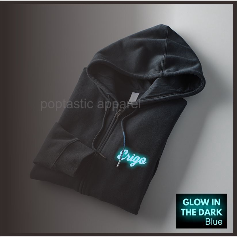 TERMURAH !! COD Jaket Sweater Hoodie GLOW IN THE DARK ERIGO