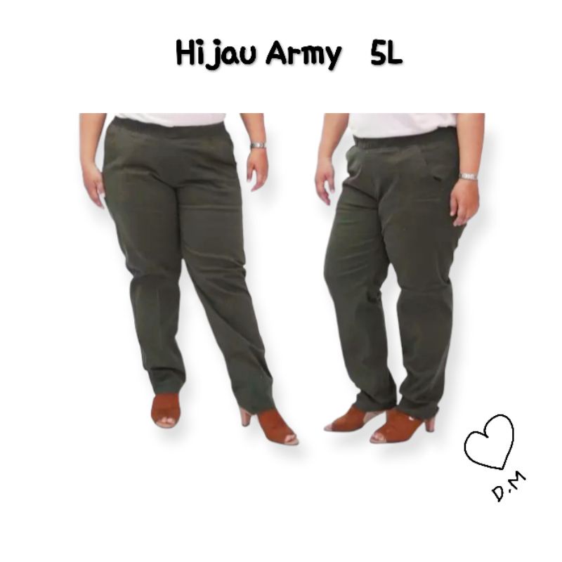 celana kerja wanita big size / celana kerja jumbo / celana wanita big size / celana jumbo 5L / celan