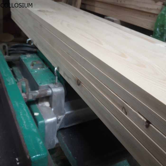 Papan Kayu Jati Belanda 100x8x1,8 Kayu Pinus Jati Belanda Serat Jerman Kualitas Super Sudah Serut Fi