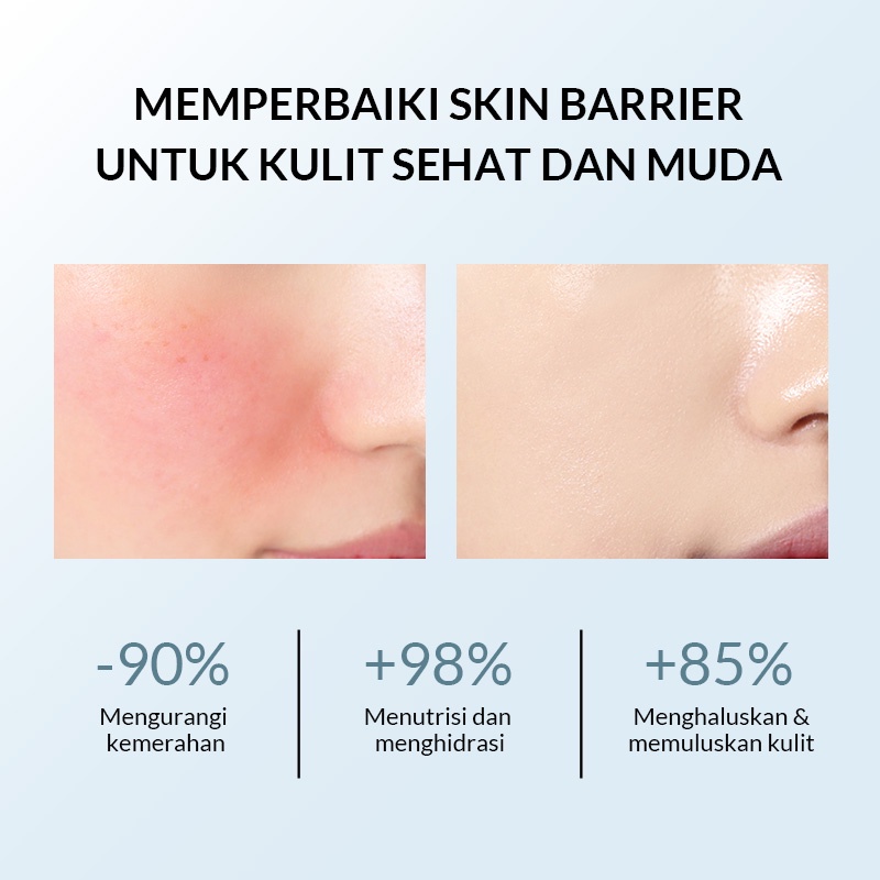 Bioaqua 7X Ceramide Skin Barrier Repair Moisturizer Cream  / Pelembab Wajah 50g