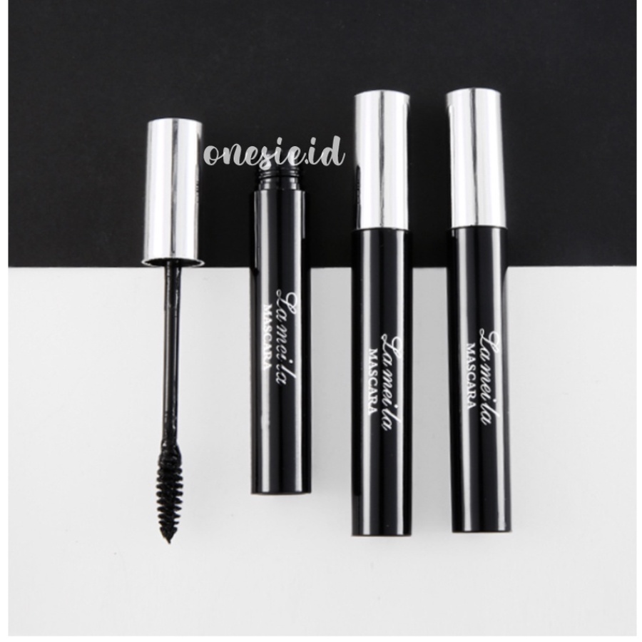 LAMEILA Maskara Black Silver Lash Slender Curling Waterproof Mascara LA097