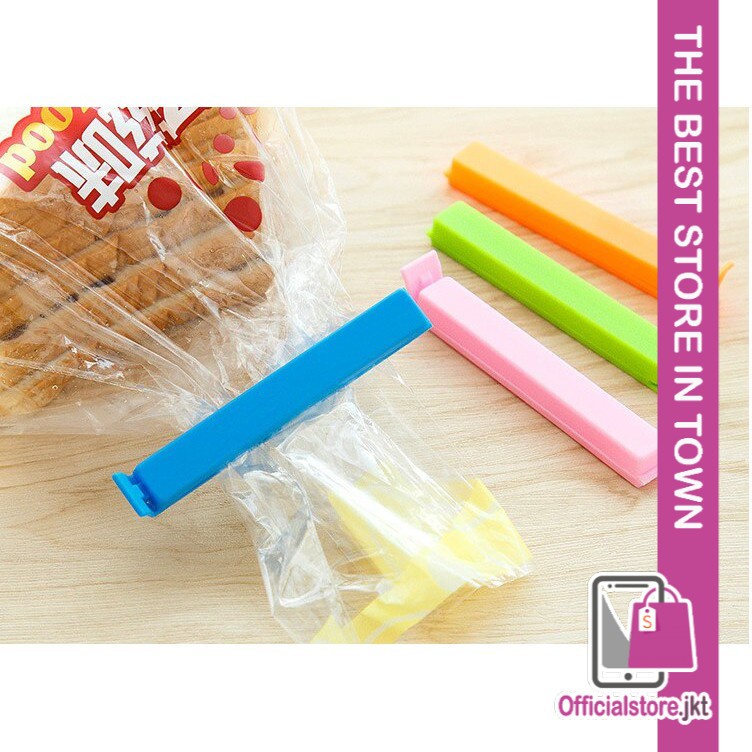 OSJ - Penjepit Kemasan Cemilan Snack - Klip Penutup Plastik Makanan - Food Sealing Clipper Kecil