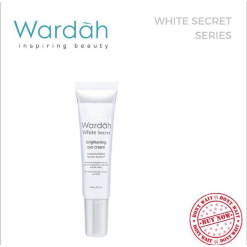 kegunaan wardah white secret eye cream