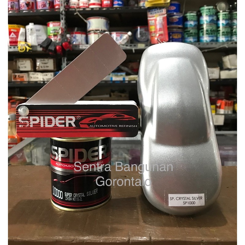 Cat Spider Super Crystal silver Sp1000